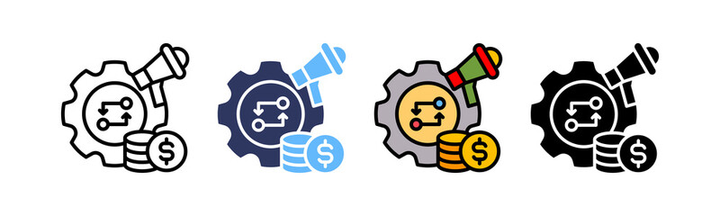 Sales Automation multiple icon