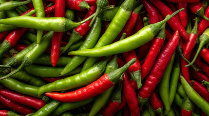 &ldquo;Sliced red chili peppers float weightlessly in a bright space, 