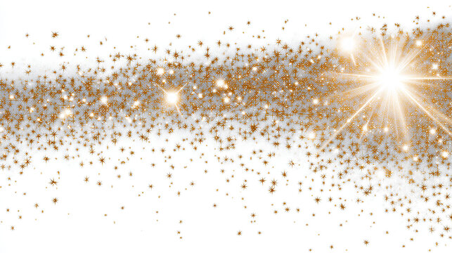 Twinkling stars Christmas magical glitter particles lens flare effect bokeh effect sparkling light glow flares glowing rays reflected sunlight stars in the night sky magical transformation - Powered by Adobe
