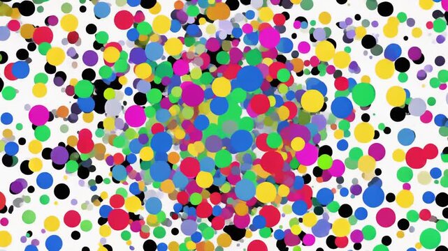 Abstract Particle Explosion Effect for Celebration and Party