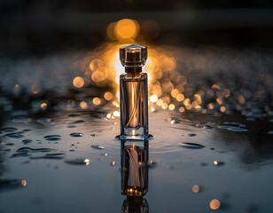 Capture timeless elegance with this alluring perfume bottle. Perfect for beauty campaigns, luxury branding, or evoking a sense of sophistication and romance.
