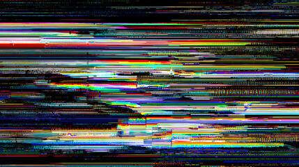 vhs glitch noise background. TV interference. TV screen texture. Signal problems. No signal. Video rewind texture from a tape cassette. TVI. White noise Stock Illustration white background 