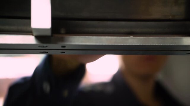 Precision Metrology Testing of Metal Part in Industrial Assembly