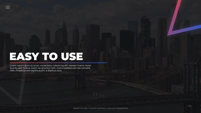 Gradient Title with Background 4