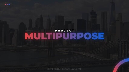 Gradient Title with Background 5