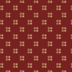 Four Seasons seamless pattern isolated on white background