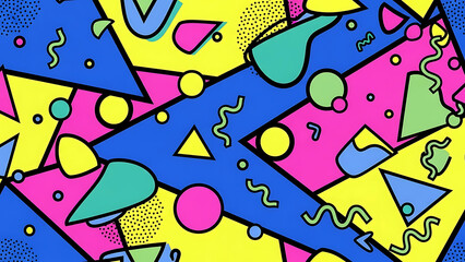 A fun and colorful seamless pattern vector illustration design of cute cartoon letters and numbers wallpaper