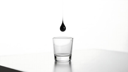 Salajeet natural food in glass, Salajeet drop in glass 