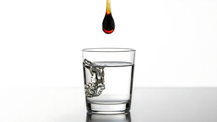 Salajeet natural food in glass, Salajeet drop in glass 