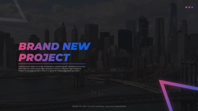 Gradient Title with Background 9