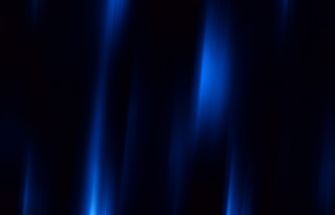 Abstract dark background with smooth light streaks and soft gradients. Subtle bright azure blue highlights create a modern, atmospheric texture suitable for elegant designs, minimalistic composition