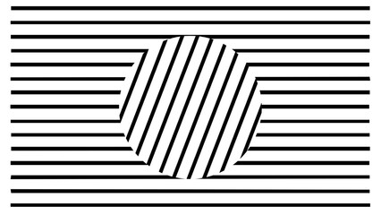 Abstract geometric design unfolding limitless potential through modern shapes interacting with dynamic visual motion.