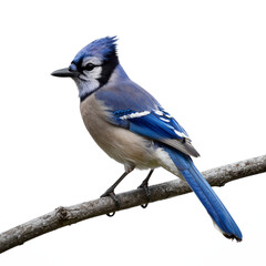 blue jay on a branch