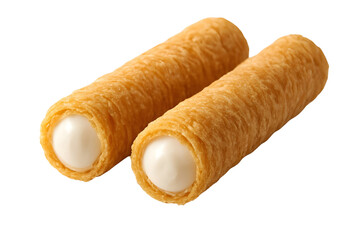 cookies on white background