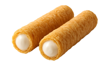 cookies on white background