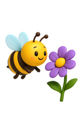 bee and flower