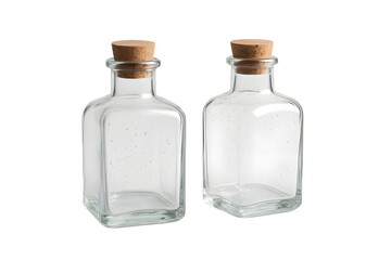 empty bottle isolated on white