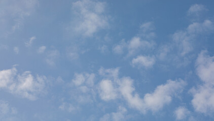  Nature sky blue background, clear sky, clouds, sunny day, winter morning, natural landscape, summer afternoon daylight, spring horizon.