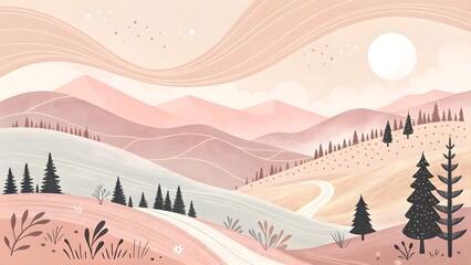 Pastel Brush Strokes on Creamy Gradient. Hand-drawn pastel strokes over a creamy gradient—minimal, textured backdrop ideal for beauty campaigns.