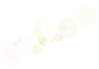 Abstract Aesthetic Warm Sunset Flare Light Effect PNG File on Transparent Background