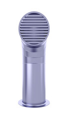 Duct Pipe - ventilation systems. 3D rendering isolated on white background. Ideal for professionals, educational, engineering, and industrial design.