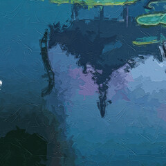 Various oil paintings, flowers, chrysanthemums, mountain scenery, lakes, plum blossoms, lotus flowers, lotus leaves, pavilions, sailboats, willow trees, forests, fairyland