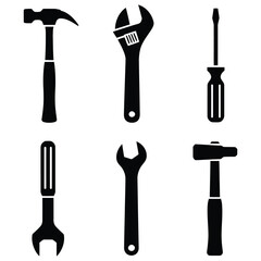set of tools vector