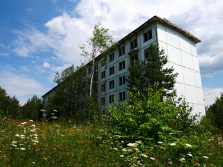 Abandoned military town Ploužnice Ralsko