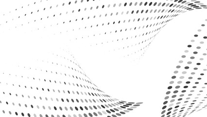 Abstract modern grunge background with halftone gradient and faded grit noise texture, black and white sand wallpaper, vector EPS 10