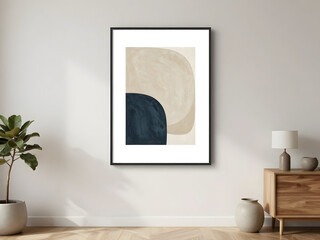 Modern minimalistic interior in apartment