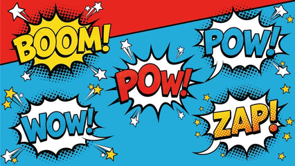 comic book explosion