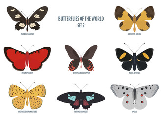 Butterflies of the world -2.eps