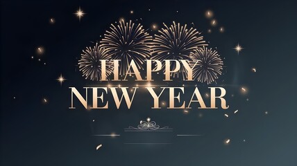 Happy New Year Festive Celebration