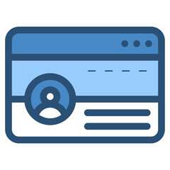 social media website profile icon