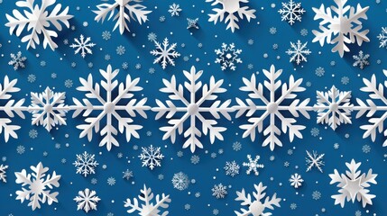 Christmas snowflake paper-cut material