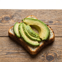 avocado spread over a wooden table