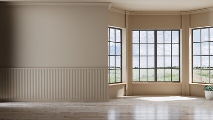Fototapeta premium empty room with window