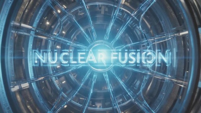 Nuclear fusion power plant.	
