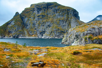 Moskenes Island (Moskenesoya) in Lofoten - Norway