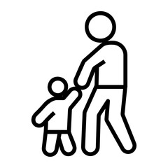 Fototapeta premium volunteer Line Icon