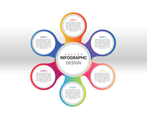 Vector Infographic Template for Business Reports and Presentations