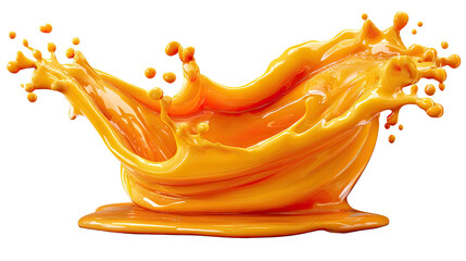 Dynamic Splash: Capturing the vibrant splash of juice, its droplets dancing in the air, a visual celebration of freshness and vitality.