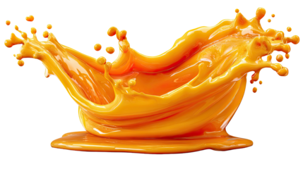 Dynamic Splash: Capturing the vibrant splash of juice, its droplets dancing in the air, a visual celebration of freshness and vitality.