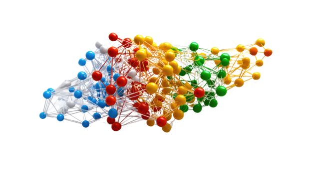 Network Connectivity: a dynamic illustration that showcases a vast network of interconnected nodes and lines.
