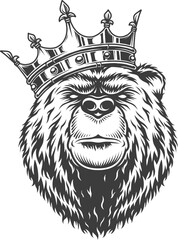 vector illustration of a lion head