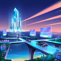 Neo-Coastal Utopia Advanced Urban Design