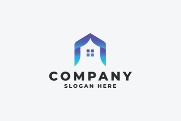 Fototapeta premium Sustainable Arch of Modern Living Logo 