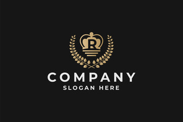 Fototapeta premium Sovereign Mark of Distinction and Power Logo 