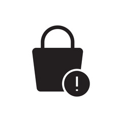 Transaction Error Warning Alert Bold Solid Icon