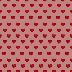 手刺繍のハートの壁紙